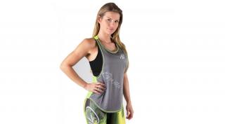 Gorilla Wear Florida Stringer Tank Top (szürke/lime)