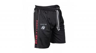 Gorilla Wear Functional Mesh Shorts (fekete/piros)