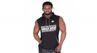 Gorilla Wear Melbourne S/L Hooded T-Shirt (fekete)