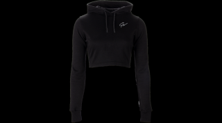 Gorilla Wear Pixley Crop Top Hoodie (fekete)