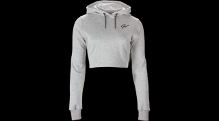 Gorilla Wear Pixley Crop Top Hoodie (szürke)