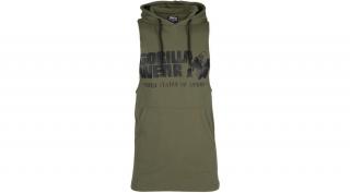 Gorilla Wear Rogers Hooded Tank Top (army zöld)