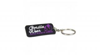 Gorilla Wear Rubber Women Logo Keychain