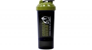 Gorilla Wear Shaker Compact (fekete/army zöld 600ml)