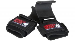 Gorilla Wear Weight Lifting Hooks (fekete/piros)