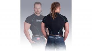 MADMAX Compression Short Sleeve Top Rövid Ujjú Felső (Zöld)