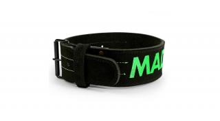 MADMAX Suede Single Prong Belt öv 4" 10 mm - fekete
