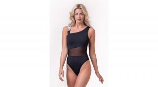 NEBBIA Fürdőruha One Shoulder Sporty 559 (Fekete)
