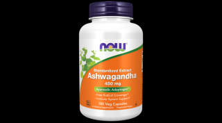 NOW Foods Ashwagandha 450 mg (180 kapszula)