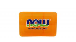 NOW Foods kapszulatartó (narancssárga)
