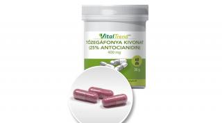 Vital Trend Tőzegáfonya kivonat (25% AC) 400mg (60 kapszula)