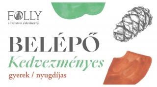 Arborétumi belépőjegy - kedvezményes (gyermek, nyugdíjas)