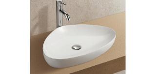 Wellis Iris porcelán mosdó 590x410x100mm - pultra építhető