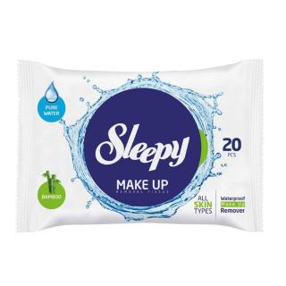 Sleepy MAKE UP törlőkendő/20db ÚJ! - Bambusz