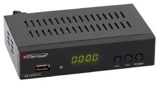 DVB-T/T2/C földfeszíni és kábel TV vevő Opticum AX LION NS