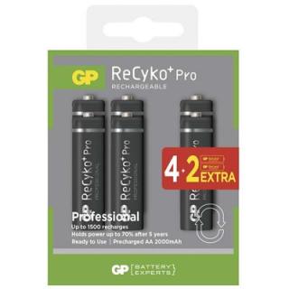 GP ReCyko+ Pro Professional AKKUMULÁTOR HR6 (AA) 4+2PB