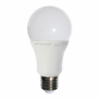 LED lámpa , égő , körte , E27 foglalat , 5 Watt , 270° , meleg fehér , Optonica ,