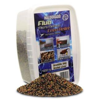 Haldorádó Fluo Micro Method Feed Pellet - Brutális Máj (1.5mm)