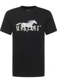 "Mustang" fekete póló