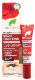 Dr. Organic szemkörnyék ápoló szérum (rózsa)