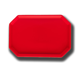 Tálca mini-oktogon 15,5x23 cm 7 színben