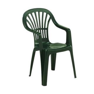 Zena zöld magastámlás szék