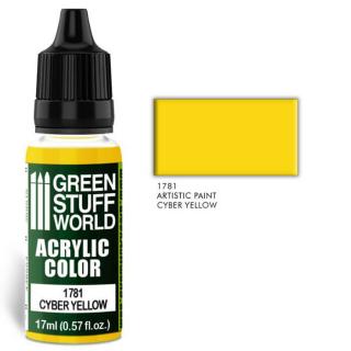 Green Stuff World acrylic color-cyber yellow