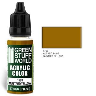 Green Stuff World acrylic color-musterd yellow