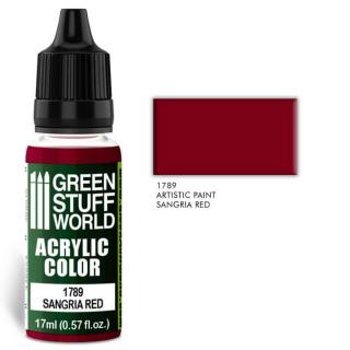 Green Stuff World acrylic color-sangria red