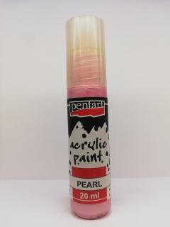 Pentart Pearl akrilfesték rózsaszín