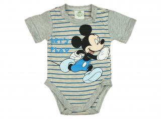 Mickey egér kék csíkos body (Disney baby) (             )