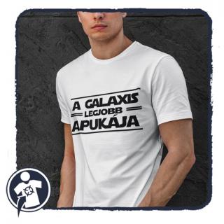 A GALAXIS legjobb apukája - feliratos póló (A galaxis legjobb)