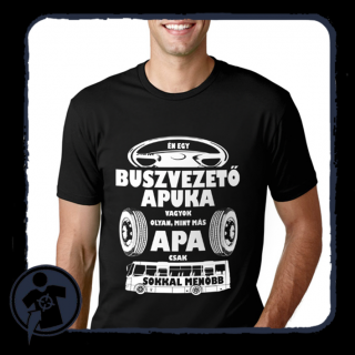 Buszvezető apuka vagyok póló (Buszvezető apuka vagyok, olyan,)