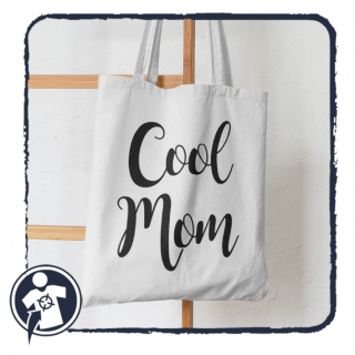 Cool Mom - feliratos Anyák napi vászonszatyor (Anyák napi)