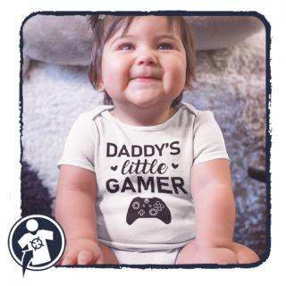 Daddy's Little Gamer - játékkonzolos feliratos body / gyerekpóló ()