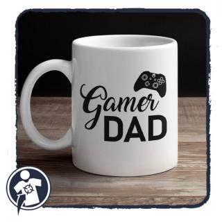 GAMER DAD - feliratos apa bögre (A legjobb gamerek és legjobb)