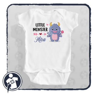 Little Monster - bababody / gyerekpóló saját névvel (Neves)