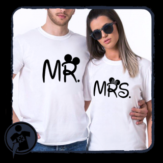 Mr &amp; Mrs - páros póló