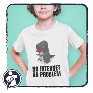 No internet - No problem - feliratos body / gyerekpóló (Cuki)