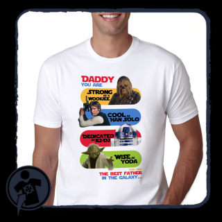 Star Wars APA póló - DADDY you are... the best father in the galaxy ()