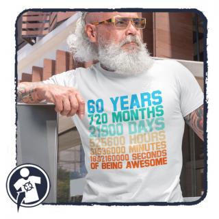 Szülinapi póló - 60. születésnapra (Birthday T-shirt - 60.)