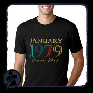 Szülinapi póló - Birthday t-shirt választható évszámmal - hónappal ()