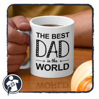 THE BEST DAD in the WORLD - feliratos apa bögre (A világ)