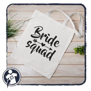 Vászonszatyor - Bride squad felirattal (Lánybúcsús)