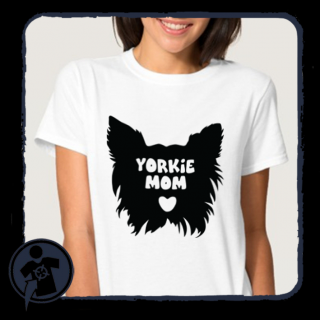Yorkie Mom - állatos női póló yorkie gazdiknak (Yorkie kutya)