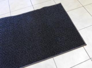 Csúszásmentes hátoldalú kész szőnyeg 100x200cm fekete