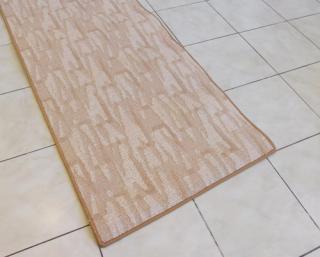 Drapp mintás szegett szőnyeg LEÉRTÉKELT! 67x200cm