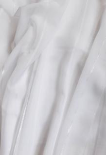 Fehér voila kész függöny 13186 fehér ezüst csíkos 160x220cm