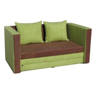 Katarina New kanapé (2 személyes, barna/ zöld)