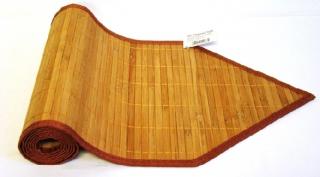 35-HOSSZÚ/105  Fonott, hosszú bambusz asztaldísz